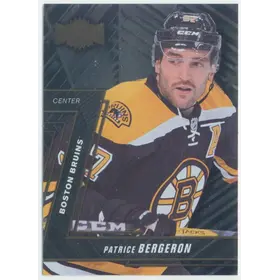2016-17 FLEER SHOWCASE - PATRICE BERGERON #MU-16 METAL UNIVERSE