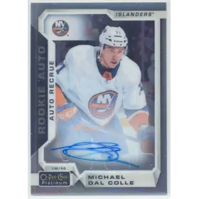 2018-19 O-PEE-CHEE PLATINUM - MICHAEL DAL COLLE #R-MD ROOKIE AUTO