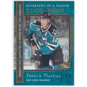 2008-09 UPPER DECK BIOGRAPHY OF A SEASON - PATRICK MARLEAU #BS11