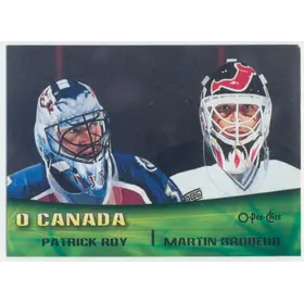 2000-01 O-PEE-CHEE - PATRICK ROY/MARTIN BRODEUR #TC8 COMBOS⚠️