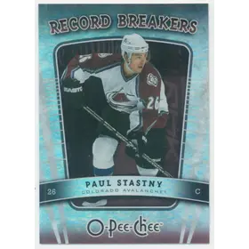 2007-08 O-PEE-CHEE - PAUL STASTNY #RB3 RECORD BREAKERS