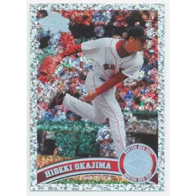 2011 Topps - Hideki Okajima #423 Platinum Diamond Anniversary Parallel