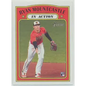 2021 Topps Heritage - Ryan Mountcastle #186 In Action