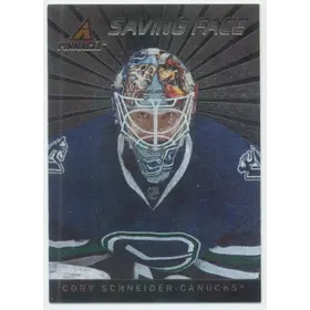 2010-11 PANINI PINNACLE - CORY SCHNEIDER #15 SAVING FACE