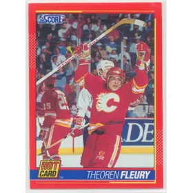 1991-92 SCORE - THEOREN FLEURY #7 HOT CARD