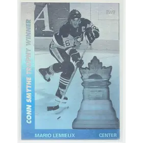 1991-92 UPPER DECK - MARIO LEMIEUX #AW9 AWARD WINNER HOLOGRAM