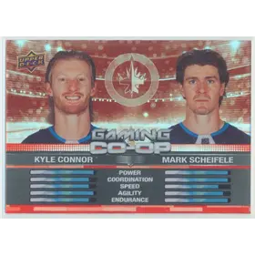 2024-25 UPPER DECK - KYLE CONNOR/MARK SCHEIFELE #CGO-23 GAMING CO-OP