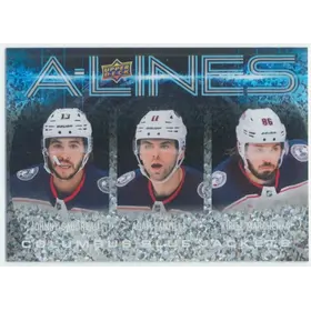 2024-25 UPPER DECK - JOHNNY GAUDREAU/ADAM FANTILLI/KIRILL MARCHENKO #AL-9 A-LINES