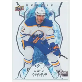 2021-22 UPPER DECK ICE - MATTIAS SAMUELSSON #119 ROOKIE