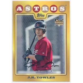 2008 Topps - J.R. Towles #RV9 Kmart Gold Rookie Variations