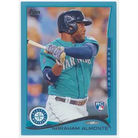 2014 Topps - Abraham Almonte #256 Wal-Mart Blue Parallel