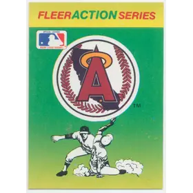 1990 Fleer - California Angels #CAAN Team Stickers Inserts