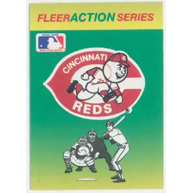 1990 Fleer - Cincinnati Reds #CIRE Team Stickers Inserts