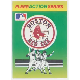 1990 Fleer - Boston Red Sox #BORE Team Stickers Inserts