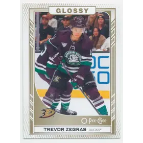 2023-24 UPPER DECK - TREVOR ZEGRAS #R-49 O-PEE-CHEE GLOSSY GOLD