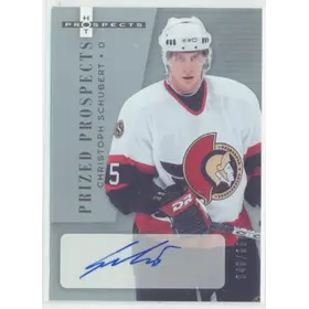 2005-06 HOT PROSPECTS - CHRISTOPH SCHUBERT #208 PRIZED PROSPECTS 49/999