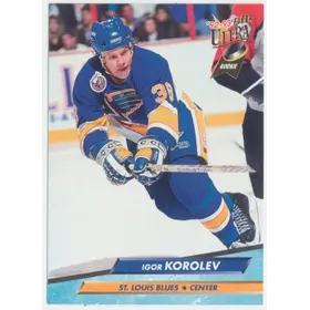 1992-93 FLEER ULTRA - IGOR KOROLEV #395 ROOKIE