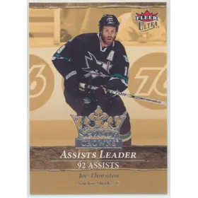 2007-08 FLEER ULTRA - JOE THORNTON #SC7 SEASON CROWNS