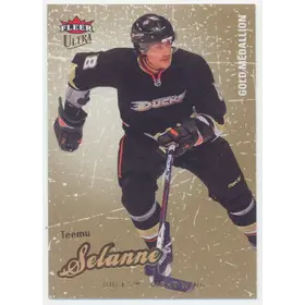 2008-09 FLEER ULTRA - TEEMU SELANNE #105 GOLD MEDALLION