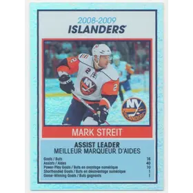 2009-10 O-PEE-CHEE - MARK STREIT #TC19 TEAM CHECKLIST