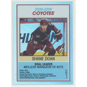 2009-10 O-PEE-CHEE - SHANE DOAN #TC23 TEAM CHECKLIST