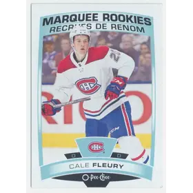 2019-20 O-PEE-CHEE - CALE FLEURY #636 MARQUEE ROOKIES