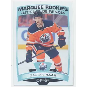 2019-20 O-PEE-CHEE - GAETAN HAAS #640 MARQUEE ROOKIES
