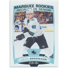 2019-20 O-PEE-CHEE - LEAN BERGMANN #648 MARQUEE ROOKIES