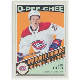 2019-20 O-PEE-CHEE - CALE FLEURY #636 MARQUEE ROOKIES RETRO
