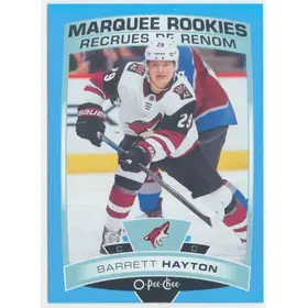 2019-20 O-PEE-CHEE - BARRETT HAYTON #627 MARQUEE ROOKIES BLUE