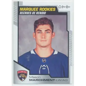 2020-21 O-PEE-CHEE - MASON MARCHMENT #628 MARQUEE ROOKIES