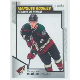 2020-21 O-PEE-CHEE - BRAYDEN BURKE #633 MARQUEE ROOKIES