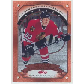1997-98 DONRUSS PREFERRED - JEAN-YVES LEROUX #157 BRONZE ROOKIE