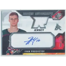 2021-22 Upper Deck SPx Ivan Prosvetov Rookie Autograph #IP 4/375