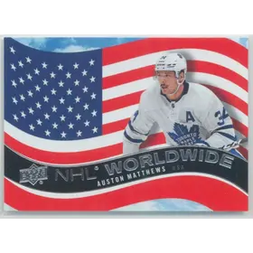 2020-21 UPPER DECK - AUSTON MATTHEWS #WW-2 NHL WORLDWIDE