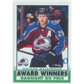 2020-21 O-PEE-CHEE - NATHAN MacKINNON #607 AWARD WINNERS RETRO