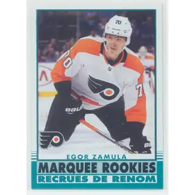 2020-21 O-PEE-CHEE - EGOR ZAMULA #617 MARQUEE ROOKIES RETRO