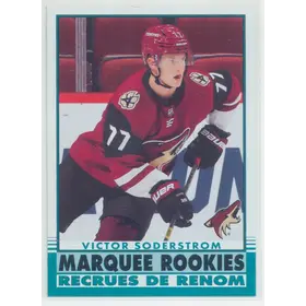 2020-21 O-PEE-CHEE - VICTOR SODERSTROM #636 MARQUEE ROOKIES RETRO