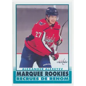 2020-21 O-PEE-CHEE - ALEXANDER ALEXEYEV #639 MARQUEE ROOKIES RETRO