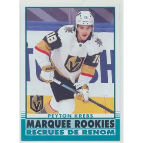 2020-21 O-PEE-CHEE - PEYTON KREBS #643 MARQUEE ROOKIES RETRO