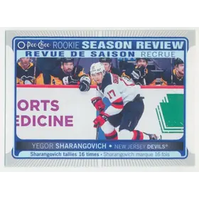 2021-22 O-PEE-CHEE - YEGOR SHARANGOVICH #550 ROOKIE SEASON REVIEW