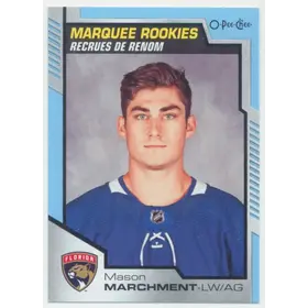2020-21 O-PEE-CHEE - MASON MARCHMENT #628 MARQUEE ROOKIES BLUE