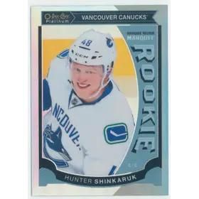 2015-16 O-PEE-CHEE PLATINUM - HUNTER SHINKARUK #M21 MARQUEE ROOKIE RAINBOW