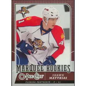 2008-09 O-PEE-CHEE - SHAWN MATTHIAS #529 MARQUEE ROOKIES