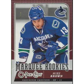2008-09 O-PEE-CHEE - MIKE BROWN #502 MARQUEE ROOKIES