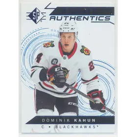 2018-19 SP - DOMINIK KAHUN #119 ROOKIE AUTHENTICS BLUE