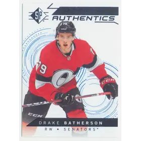 2018-19 SP - DRAKE BATHERSON #128 ROOKIE AUTHENTICS BLUE