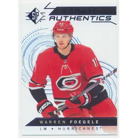 2018-19 SP - WARREN FOEGELE #131 ROOKIE AUTHENTICS BLUE