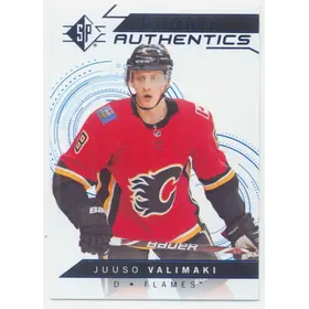 2018-19 SP - JUUSO VALIMAKI #133 ROOKIE AUTHENTICS BLUE