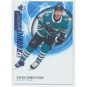 2020-21 SP - SASHA CHMELEVSKI #113 SP ROOKIE AUTHENTICS BLUE